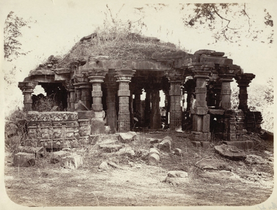Temple ruins at Lonar, R. Gill 1865
